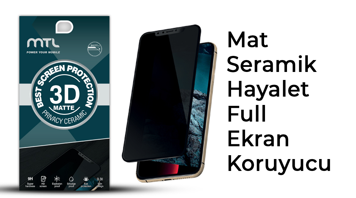 Matte Seramik Privacy Nano Cam