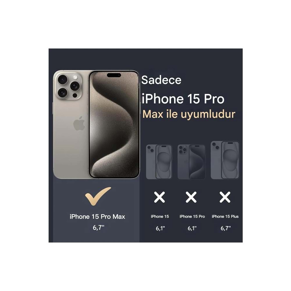 IPHONE 15 PRO MAX MTL SAFE SİLİKON