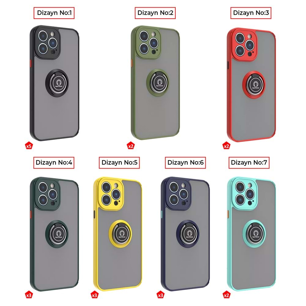 IPHONE 15 RİNG SHELL SİLİKON