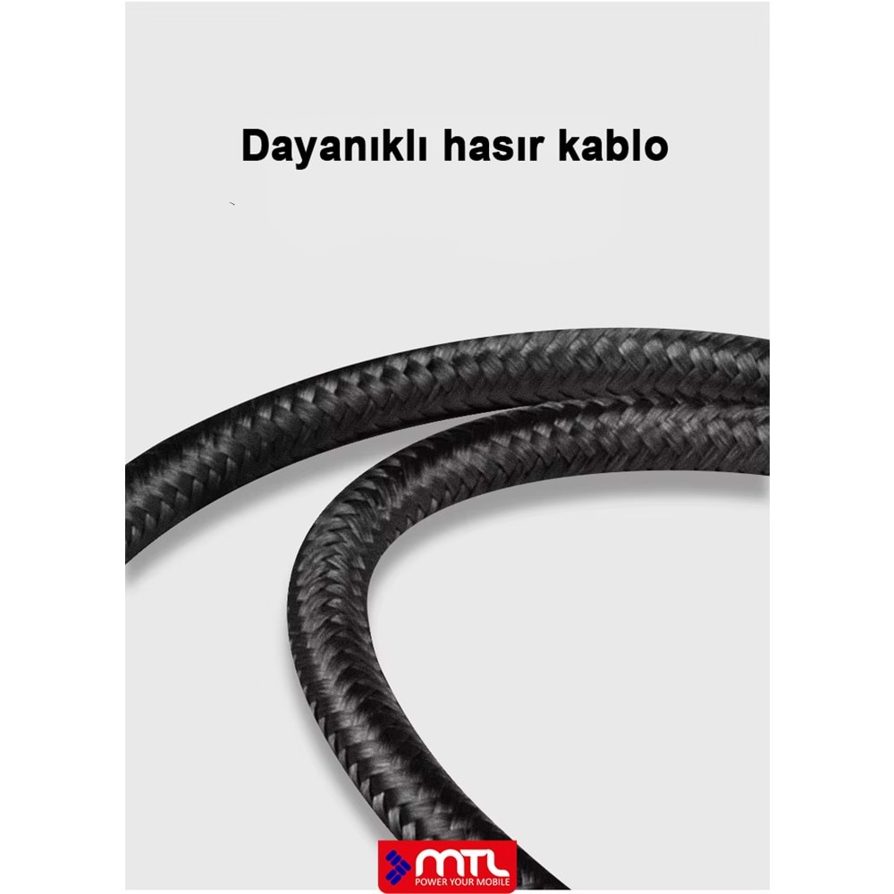 MT5015 2 in 1 TYPE-C SES VE ŞARJ ADAPTÖR KABLO /30/300