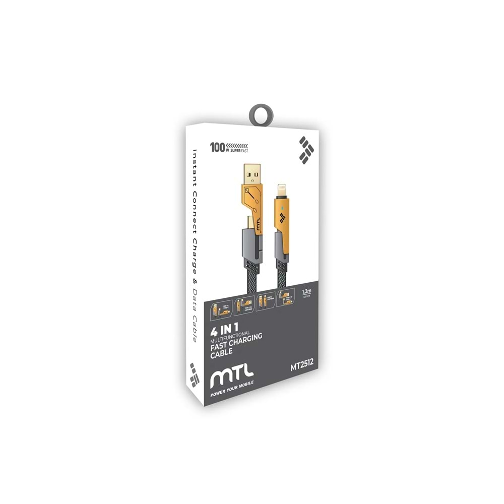 MT2512 100W 4İN1 ŞARJ DATA KABLO 10/200