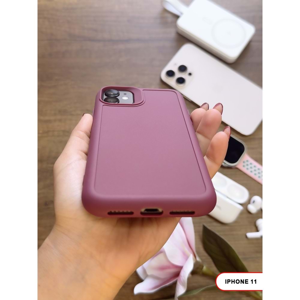IPHONE 11 RENK ATMAYAN KEEP SİLİKON KILIF- EFLATUN