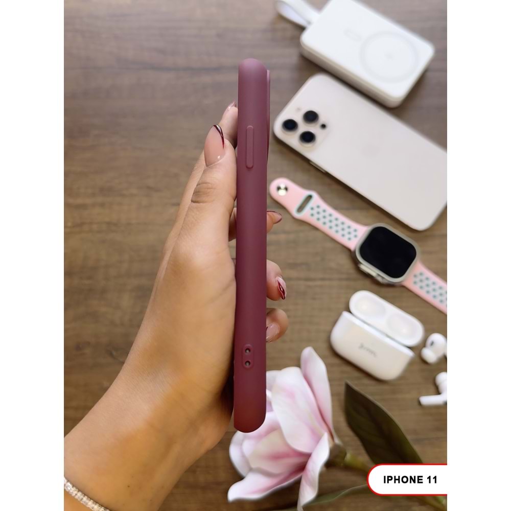 IPHONE 11 RENK ATMAYAN KEEP SİLİKON KILIF- EFLATUN