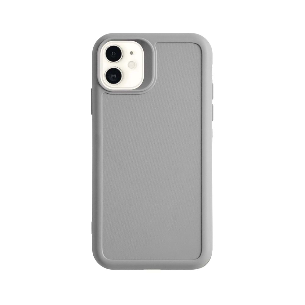 IPHONE 11 RENK ATMAYAN KEEP SİLİKON KILIF - GRI