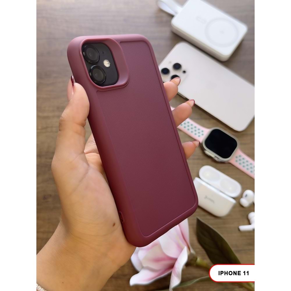 IPHONE 11 RENK ATMAYAN KEEP SİLİKON KILIF - MOR