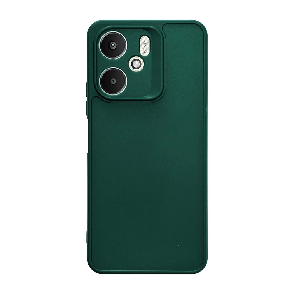 XİAOMİ REDMİ 13C RENK ATMAYAN KEEP SİLİKON KILIF - HAKI