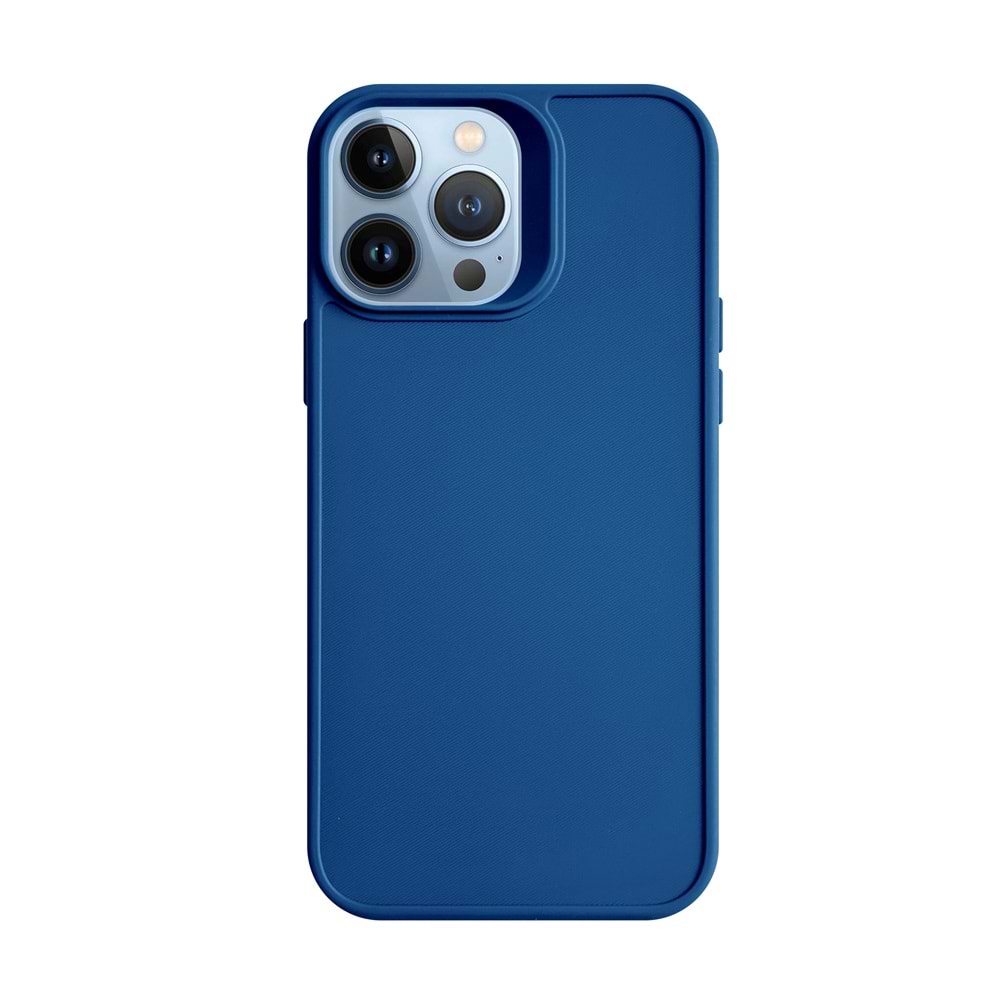 IPHONE 13 PRO MAX RENK ATMAYAN KEEP SİLİKON KILIF - LACIVERT