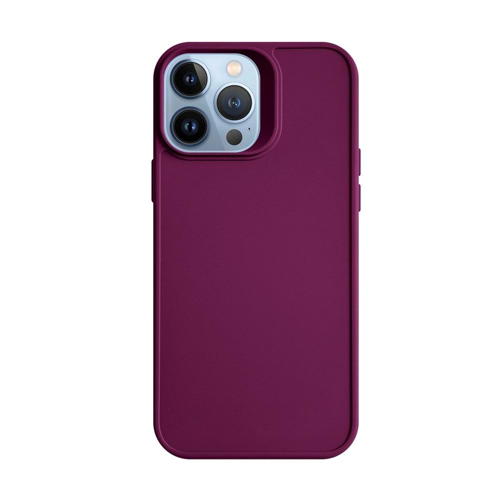 IPHONE 13 PRO MAX RENK ATMAYAN KEEP SİLİKON KILIF - MOR