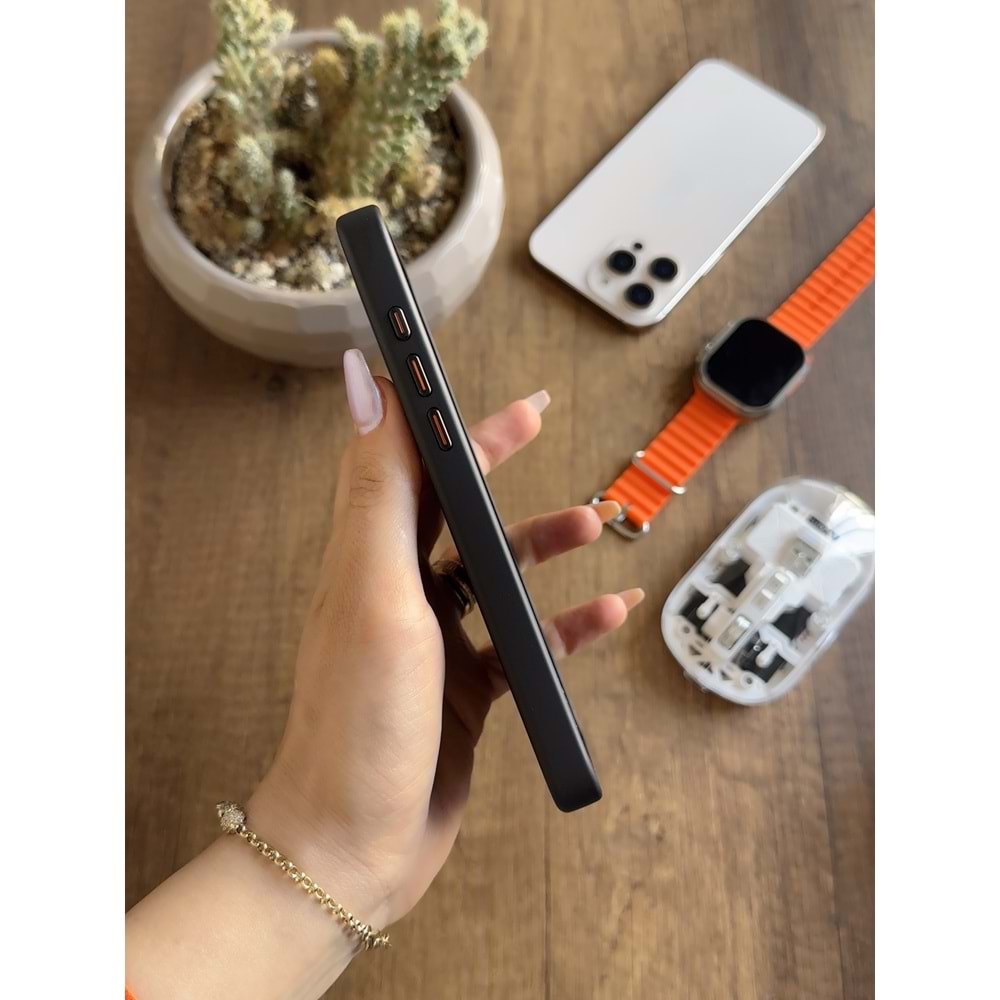IPHONE 14 PRO MAX MAGSAFE UYUMLU STANDLI KARBON SOO-700 SİLİKON KILIF