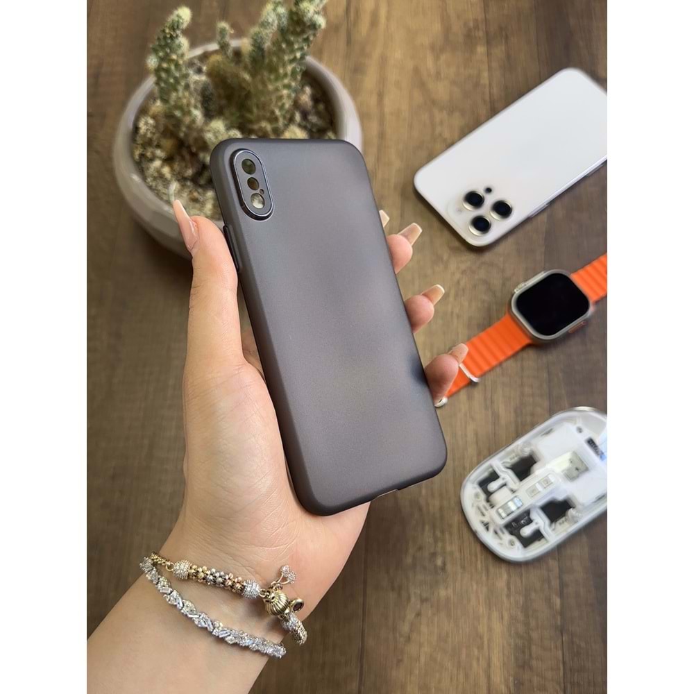 IPHONE X SÜPER İNCE MAT MTL ULTRA THİN SİLİKON KILIF