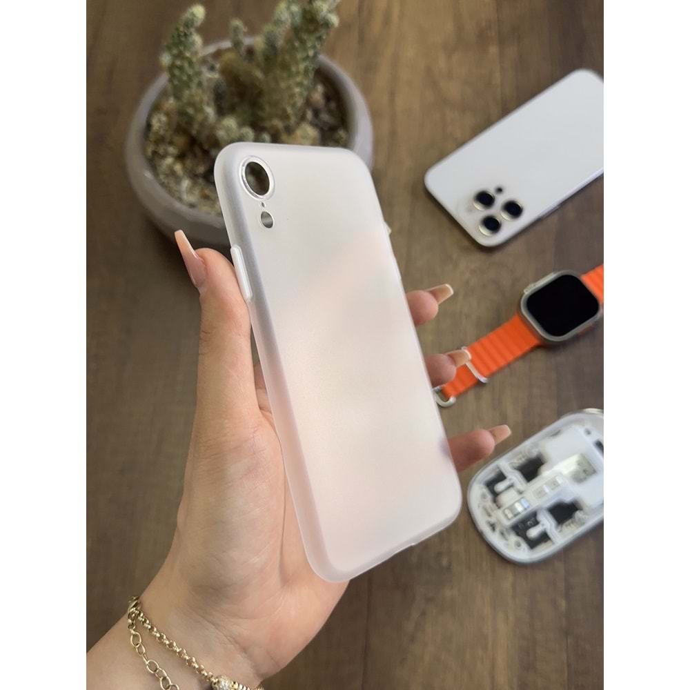 IPHONE XR SÜPER İNCE MAT MTL ULTRA THİN SİLİKON KILIF