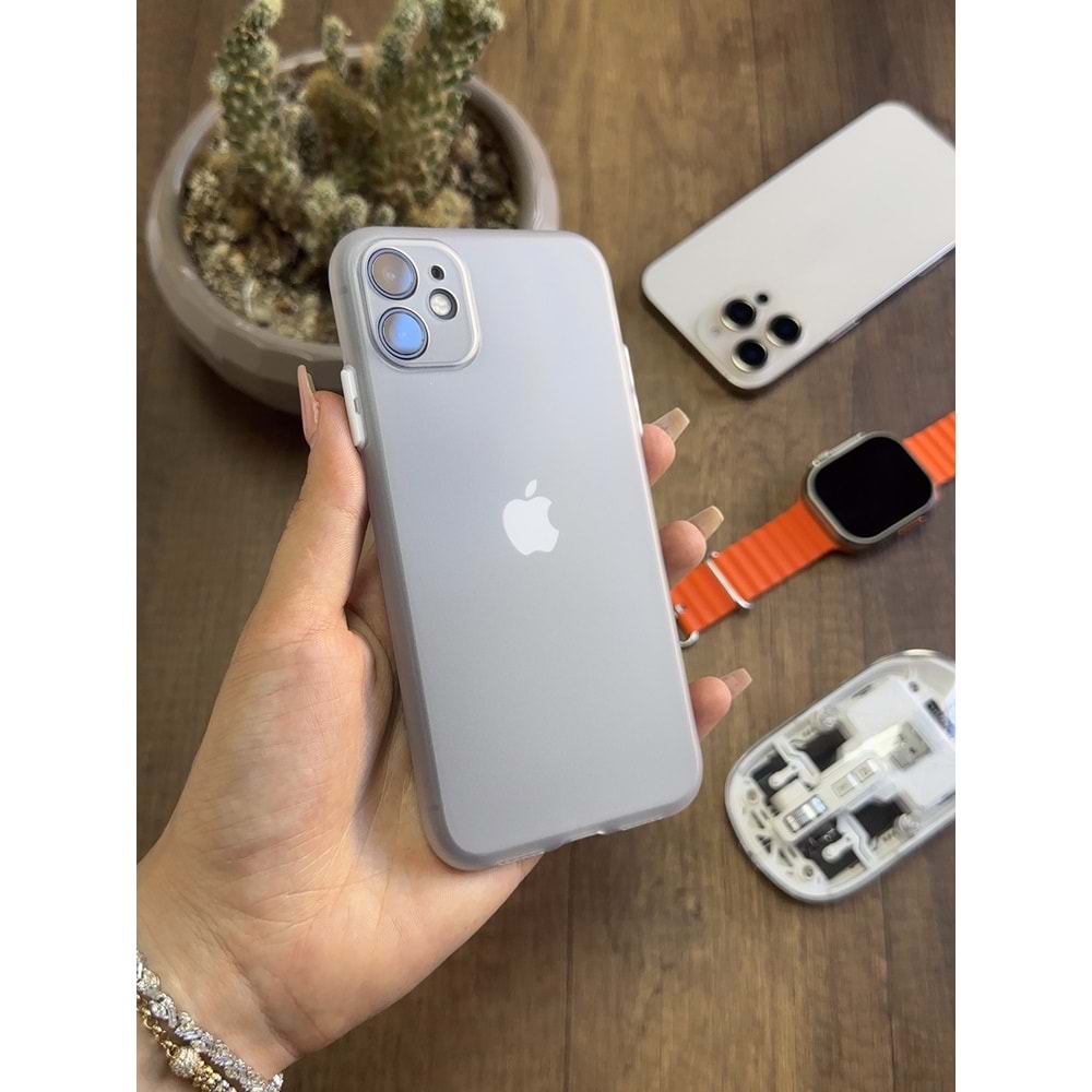 IPHONE 11 SÜPER İNCE MAT MTL ULTRA THİN SİLİKON KILIF