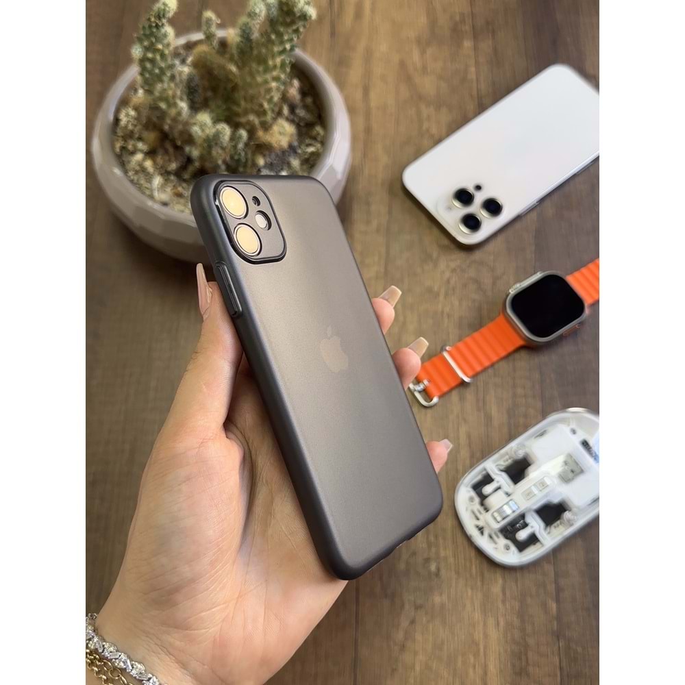 IPHONE 11 SÜPER İNCE MAT MTL ULTRA THİN SİLİKON KILIF