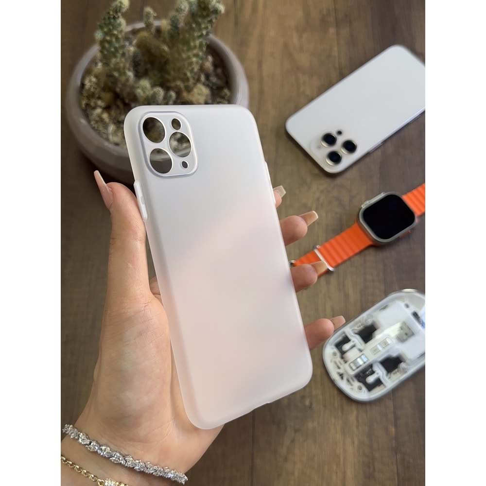 IPHONE 11 PRO MAX SÜPER İNCE MAT MTL ULTRA THİN SİLİKON KILIF