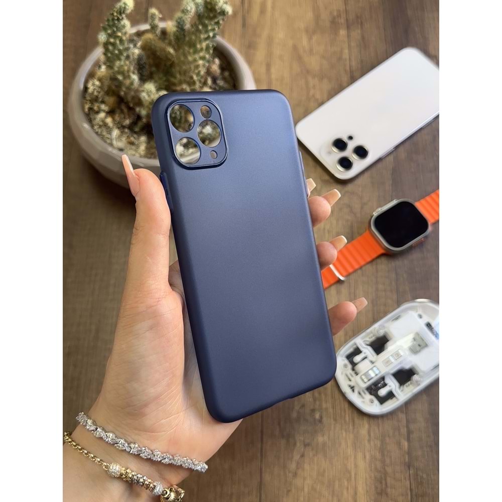 IPHONE 11 PRO MAX SÜPER İNCE MAT MTL ULTRA THİN SİLİKON KILIF