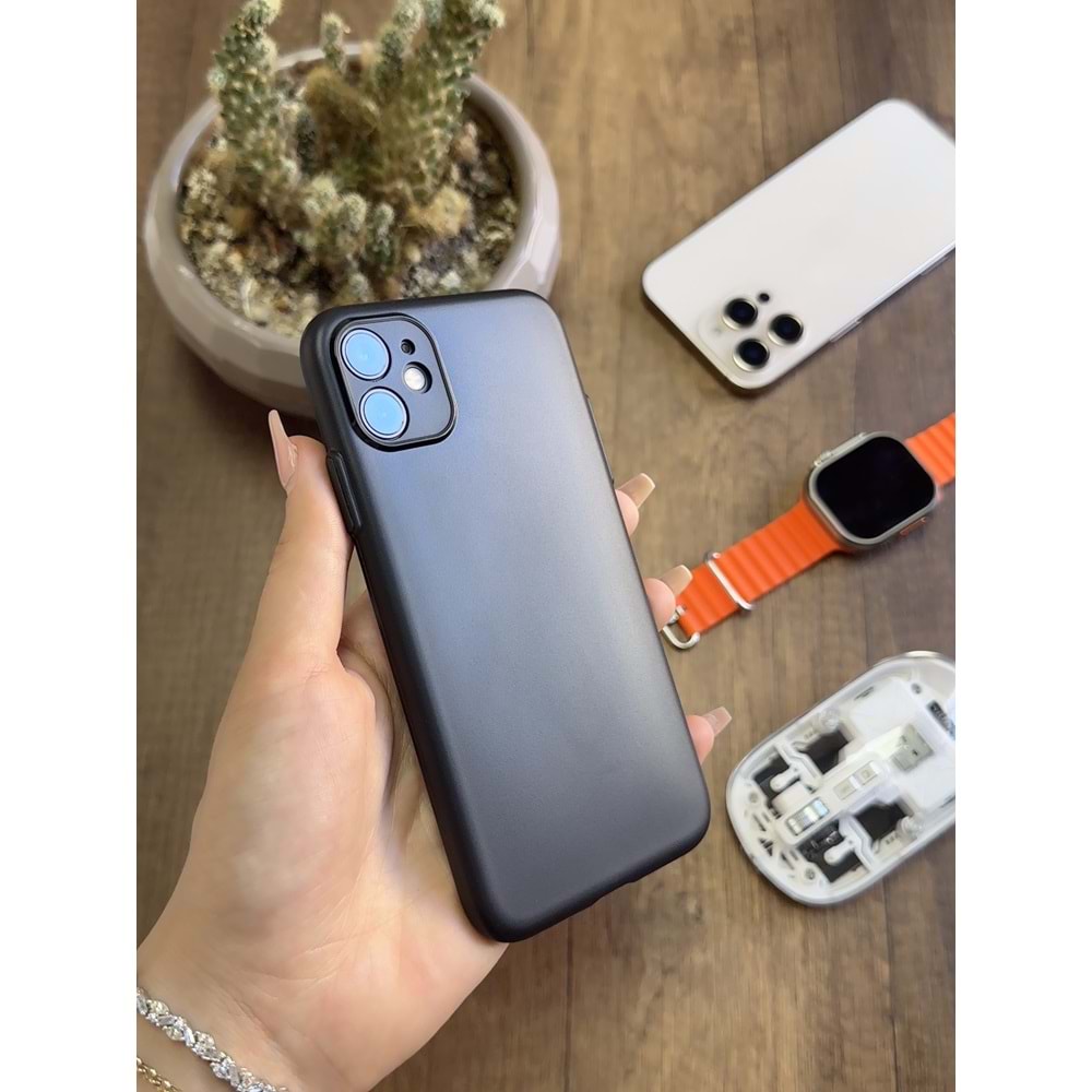 IPHONE 12 SÜPER İNCE MAT MTL ULTRA THİN SİLİKON KILIF