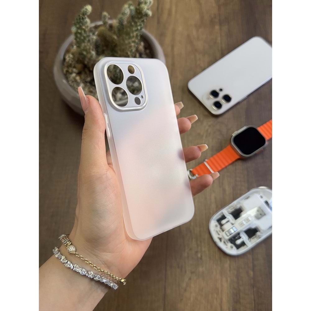 IPHONE 13 PRO SÜPER İNCE MAT MTL ULTRA THİN SİLİKON KILIF