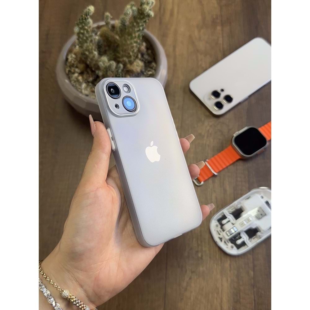 IPHONE 14 SÜPER İNCE MAT MTL ULTRA THİN SİLİKON KILIF