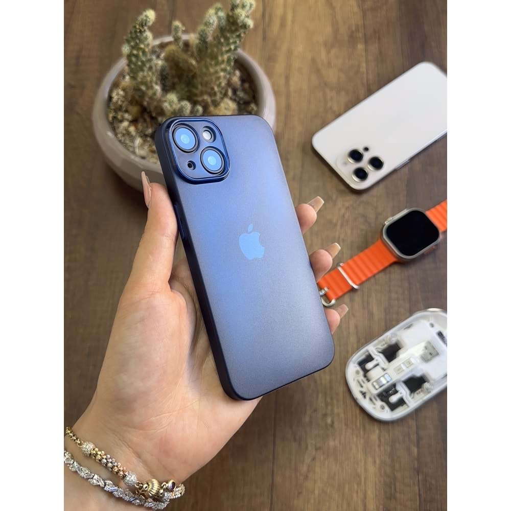 IPHONE 14 SÜPER İNCE MAT MTL ULTRA THİN SİLİKON KILIF
