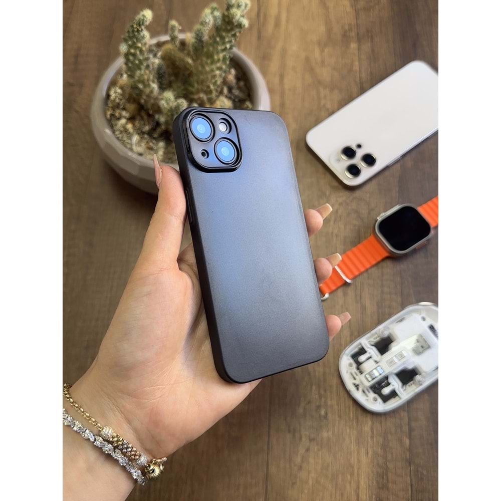 IPHONE 14 SÜPER İNCE MAT MTL ULTRA THİN SİLİKON KILIF