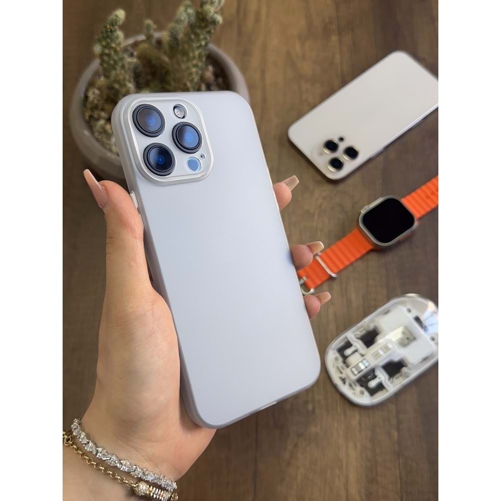 IPHONE 15 PRO MAX SÜPER İNCE MAT MTL ULTRA THİN SİLİKON KILIF