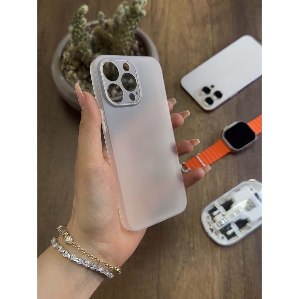 IPHONE 15 PRO SÜPER İNCE MAT MTL ULTRA THİN SİLİKON KILIF
