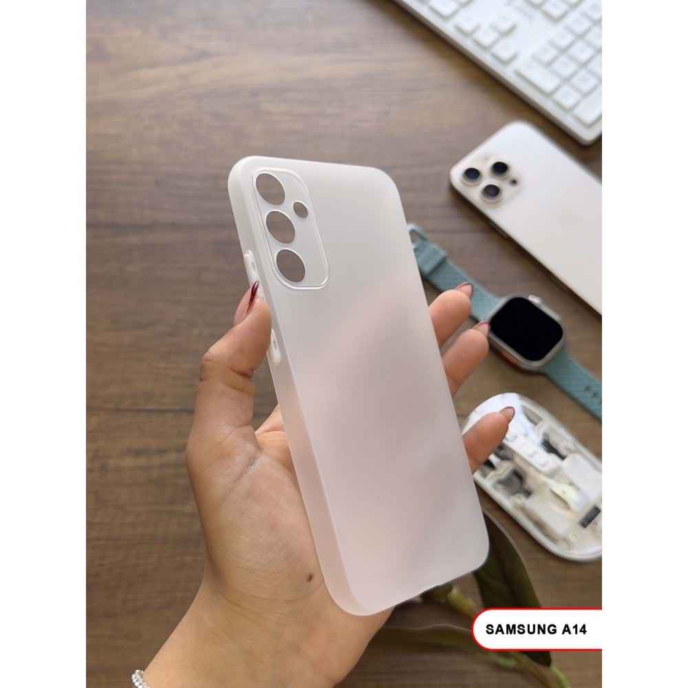 SAMSUNG A14 4G / 5G SÜPER İNCE MAT MTL ULTRA THİN SİLİKON KILIF