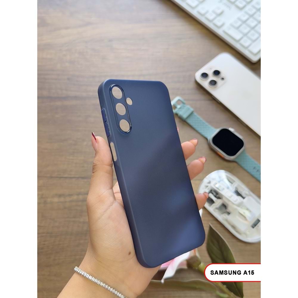 SAMSUNG A15 SÜPER İNCE MAT MTL ULTRA THİN SİLİKON KILIF
