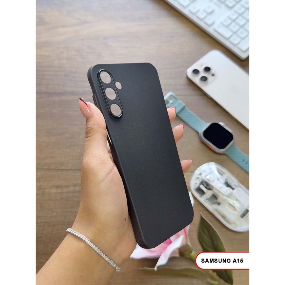 SAMSUNG A15 SÜPER İNCE MAT MTL ULTRA THİN SİLİKON KILIF