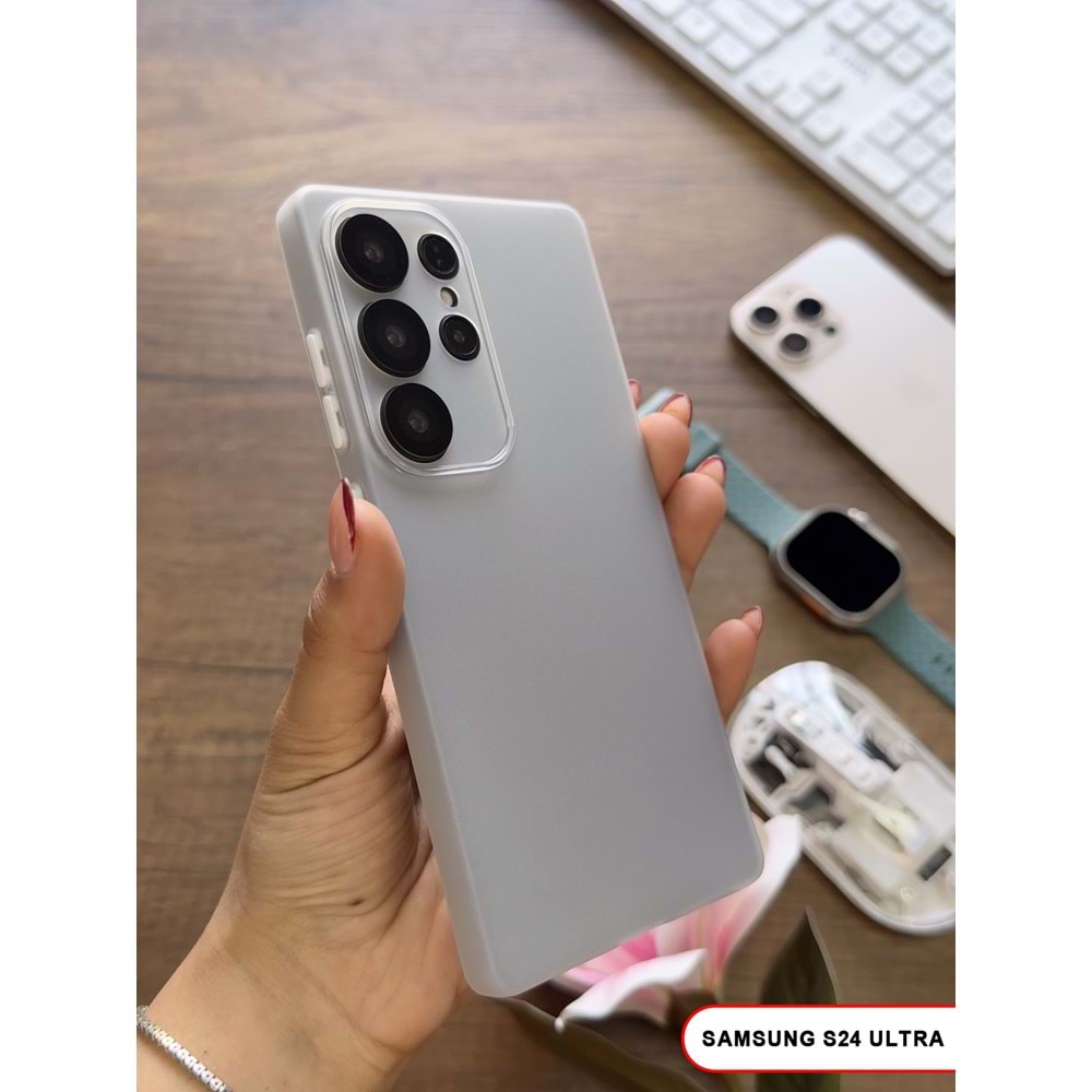 SAMSUNG S24 ULTRA SÜPER İNCE MAT MTL ULTRA THİN SİLİKON KILIF