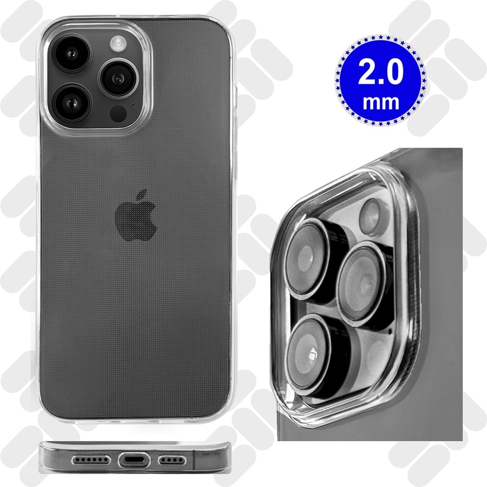 XİAOMİ REDMİ NOTE 9S / REDMİ NOTE 9 PRO 2MM LÜX ŞEFFAF POUL SİLİKON KILIF