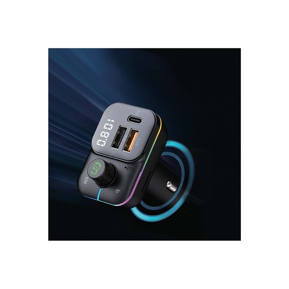 MT9874 55 WATT PD ŞARJLI BLUETOOTH FM MODÜLATÖR 10/120