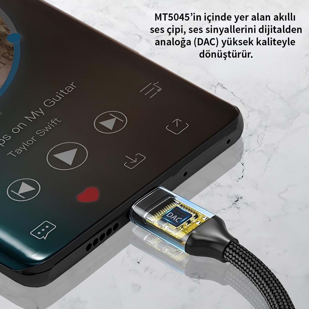 MT5045 TYPE C KULAKLIK DÖNÜŞTÜRÜCÜ 25/250
