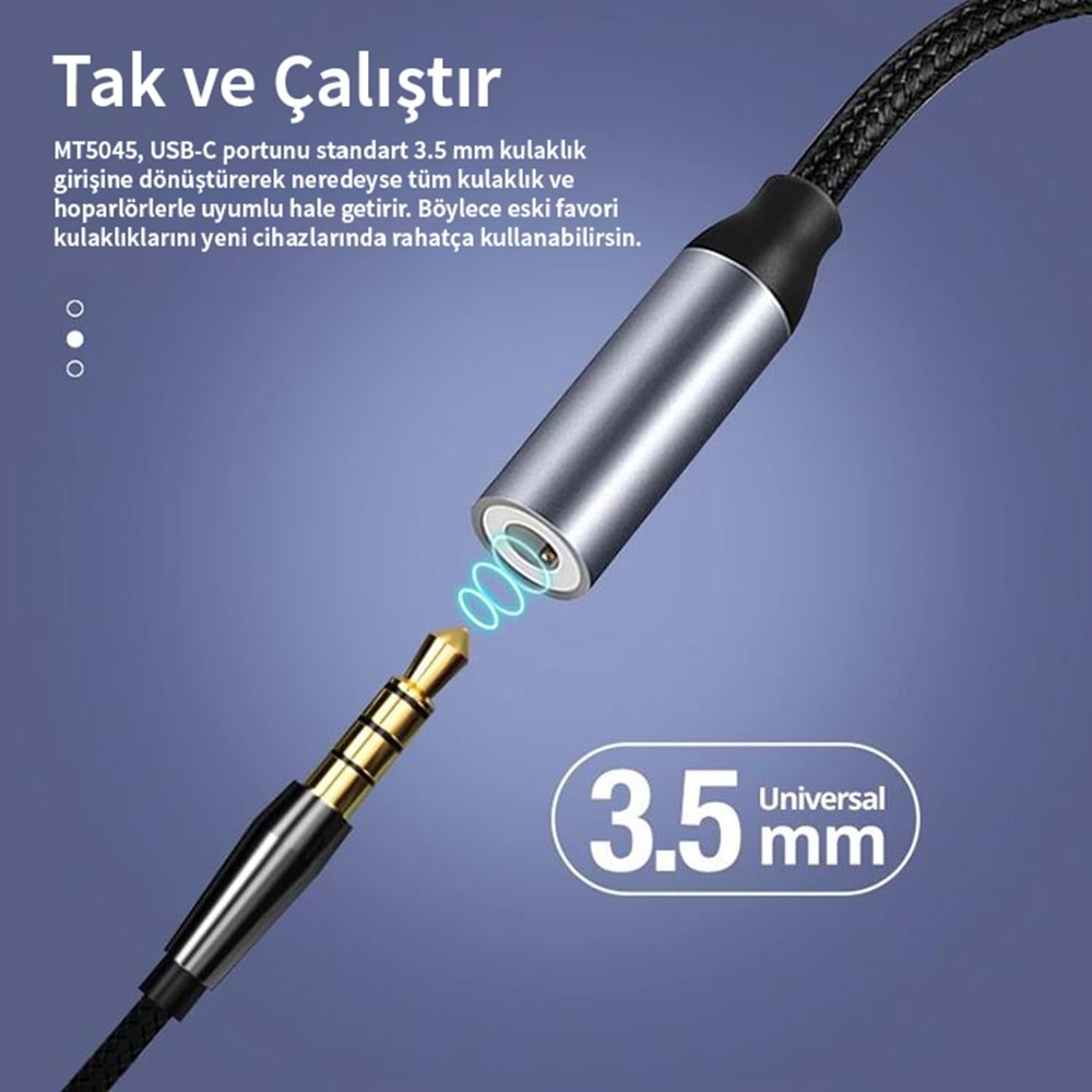 MT5045 TYPE C KULAKLIK DÖNÜŞTÜRÜCÜ 25/250