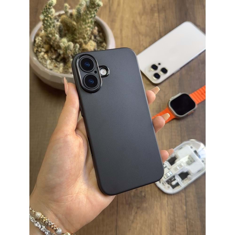 IPHONE 16 PLUS SÜPER İNCE MAT MTL ULTRA THİN SİLİKON KILIF