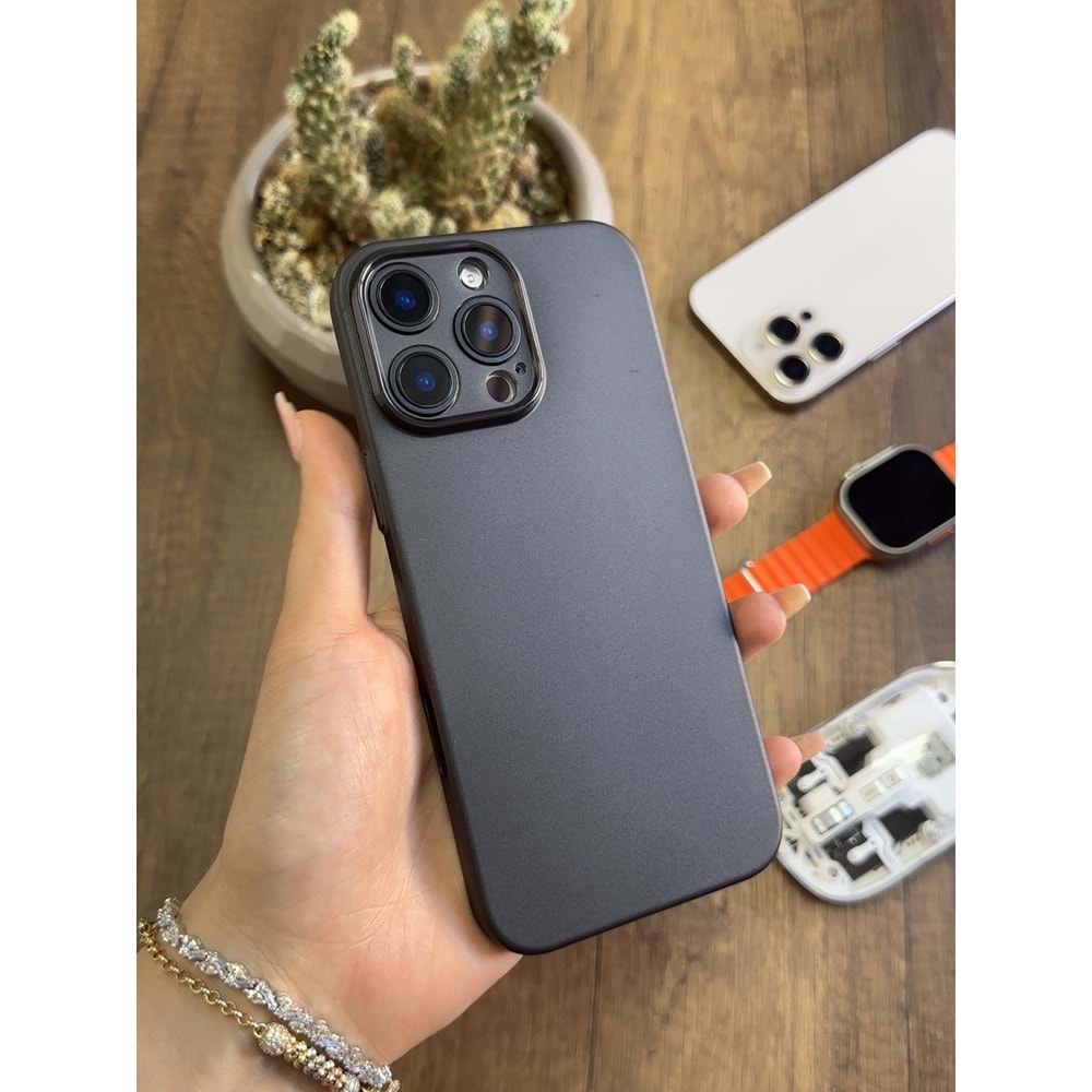 IPHONE 16 PRO MAX SÜPER İNCE MAT MTL ULTRA THİN SİLİKON KILIF