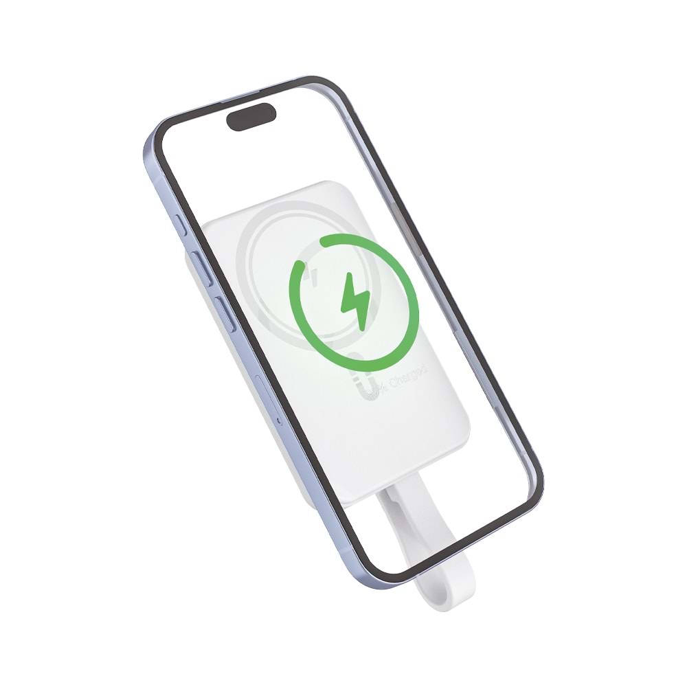 MT4440 10.000 MAH MAGSAFE DAHİLİ KABLOLU 22.5 W PD ŞARJ POWERBANK /60