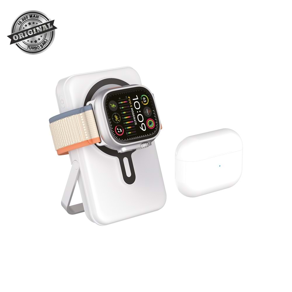 MT4450 10.000 MAH MAGSAFE DAHİLİ KABLOLU 22.5 W PD ŞARJ POWERBANK /60
