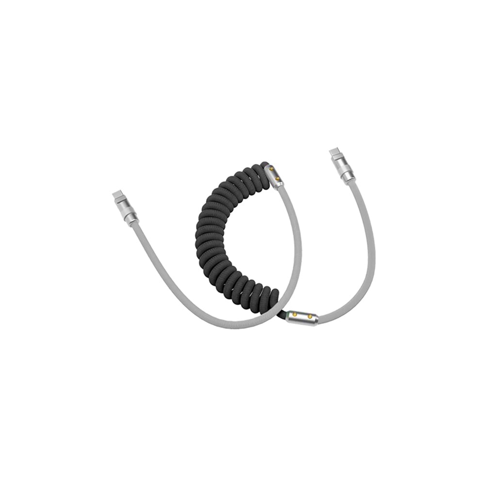 MT2461 60W SPİRAL TYPE-C TO TYPE-C PD ŞARJ DATA KABLO 10/200