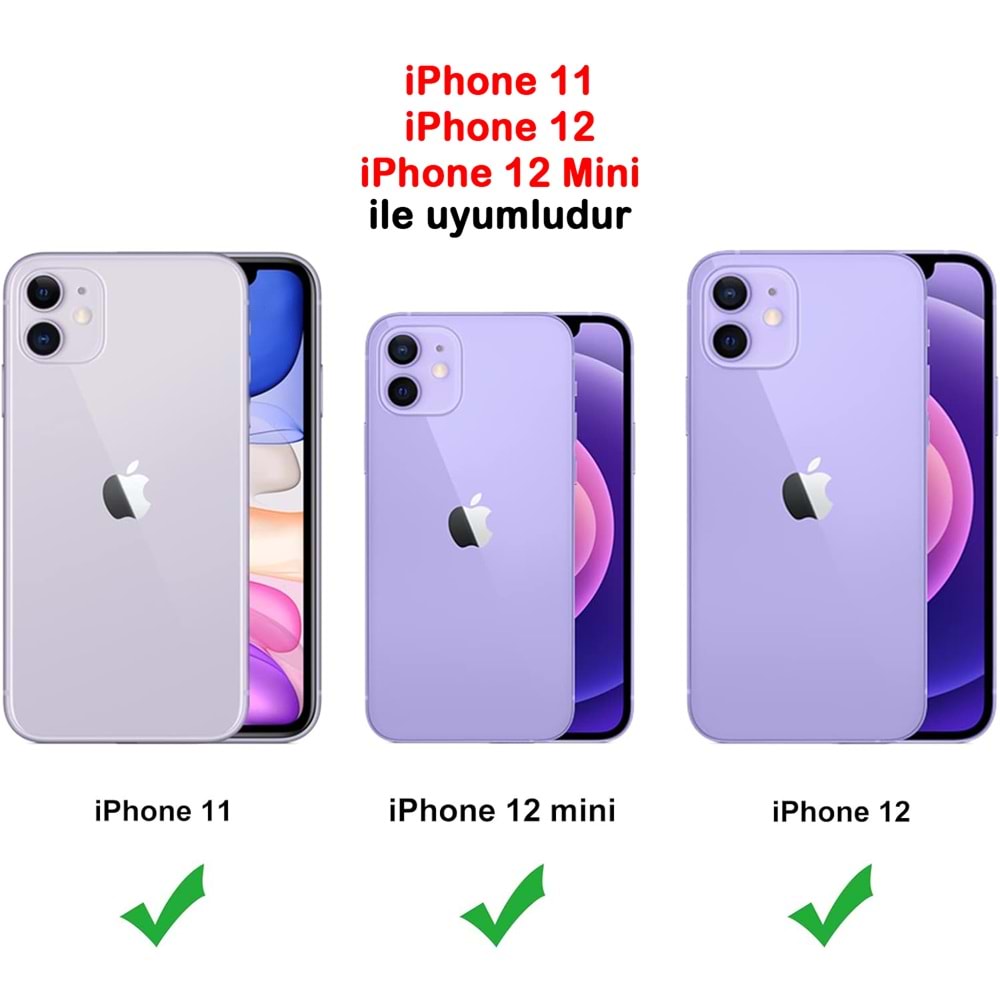 IPHONE 12 / IPHONE 12 MİNİ SAFİR LENS KORUMA - PURPLE