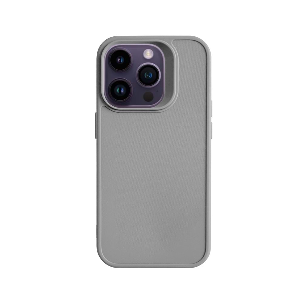 IPHONE 14 PRO RENK ATMAYAN KEEP SİLİKON KILIF - GRI