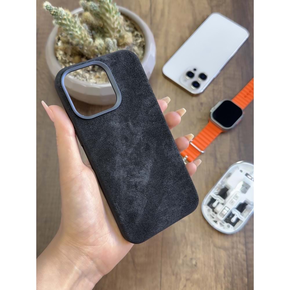 IPHONE 15 PRO MAX MAGSAFE UYUMLU SÜET SOO-691 SİLİKON KILIF KAPAK