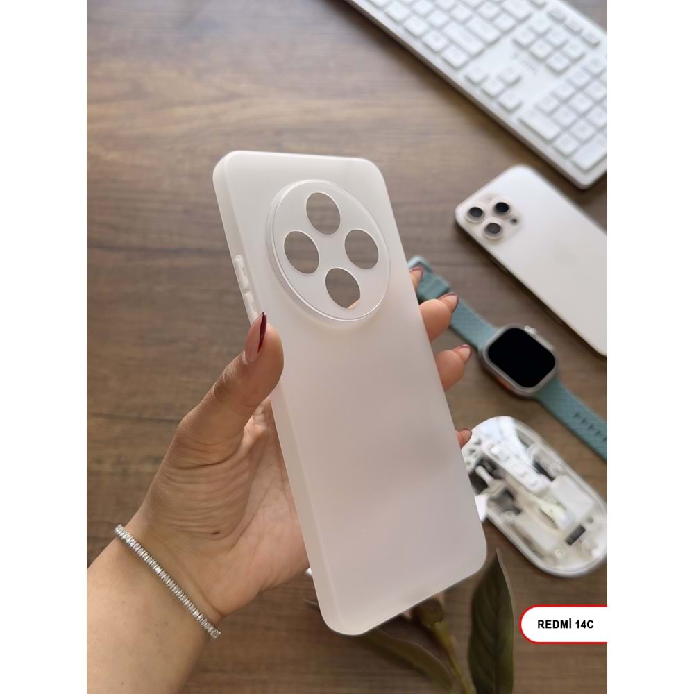 XİAOMİ REDMİ 14C SÜPER İNCE MAT MTL ULTRA THİN SİLİKON KILIF