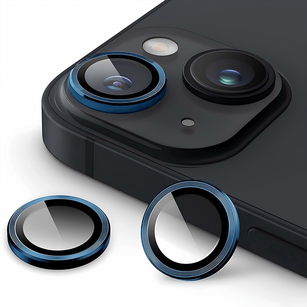 IPHONE 13 / IPHONE 13 MİNİ SAFİR LENS KORUMA - BLUE