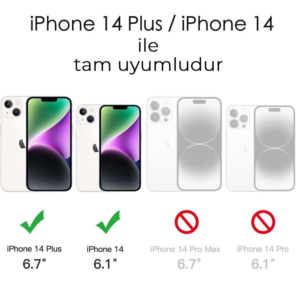 IPHONE 14 / IPHONE 14 PLUS SAFİR LENS KORUMA - BLUE