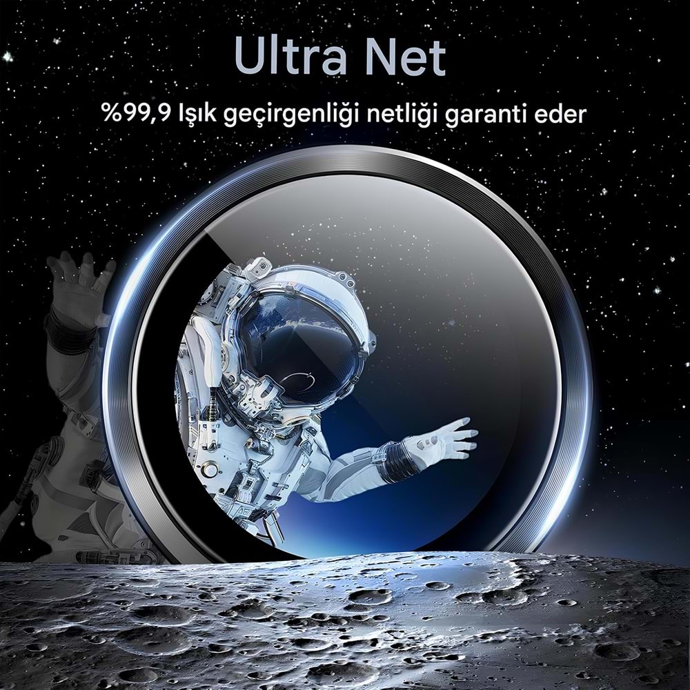 IPHONE 15 / IPHONE 15 PLUS SAFİR LENS KORUMA - BLACK