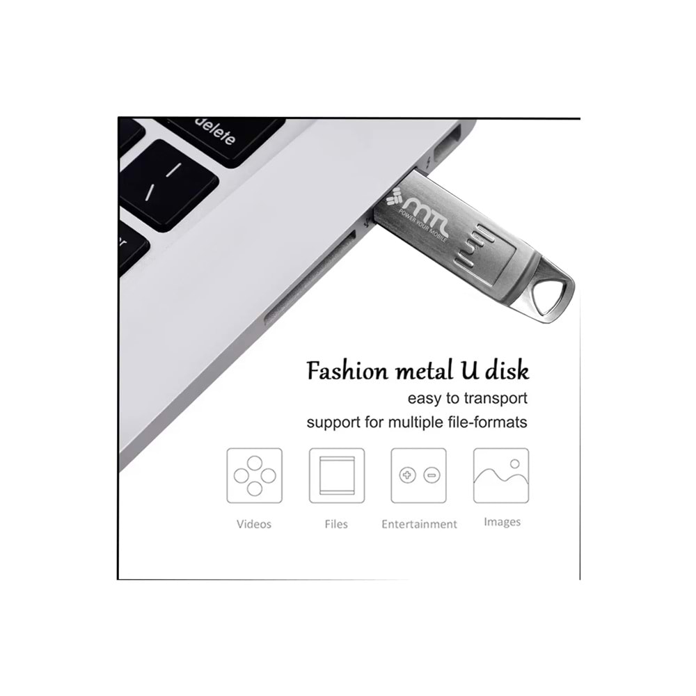 MT856 128 GB 2.0 METAL USB FLASH BELLEK /20