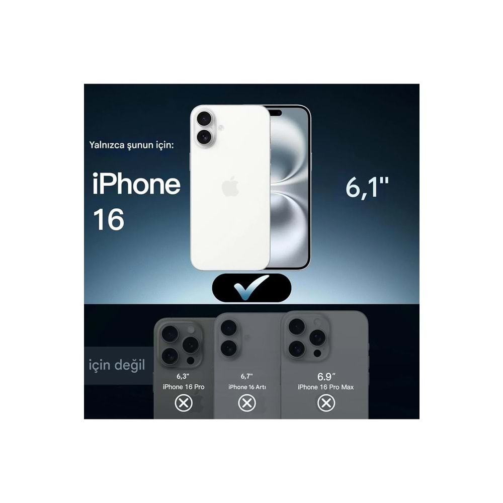 IPHONE 16 MTL SAFE SİLİKON