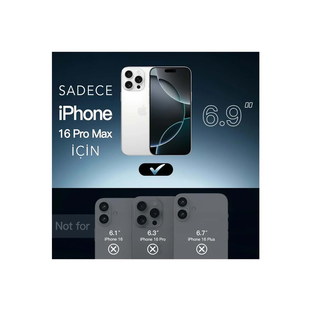 IPHONE 16 PRO MAX MTL SAFE SİLİKON