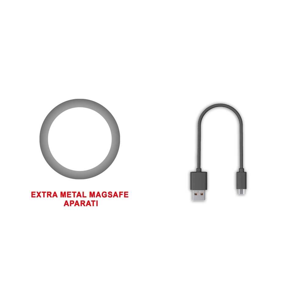 MT6080 AUTO VAKUMLU MANYETİK MAGSAFE STANDLI ARAÇ TUTUCU /43